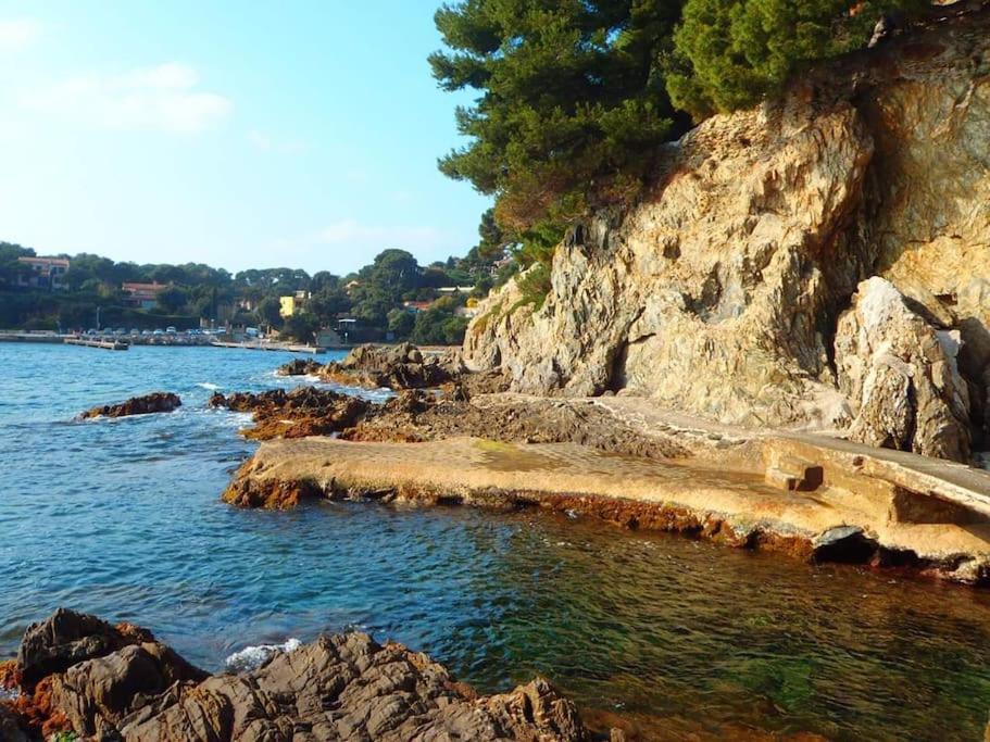 T2: 45M2 :4 Places :Independant Dans Villa Hyères Exterior foto